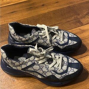 Men’s Gucci GG Rhyton 'Beige Blue Monogram'